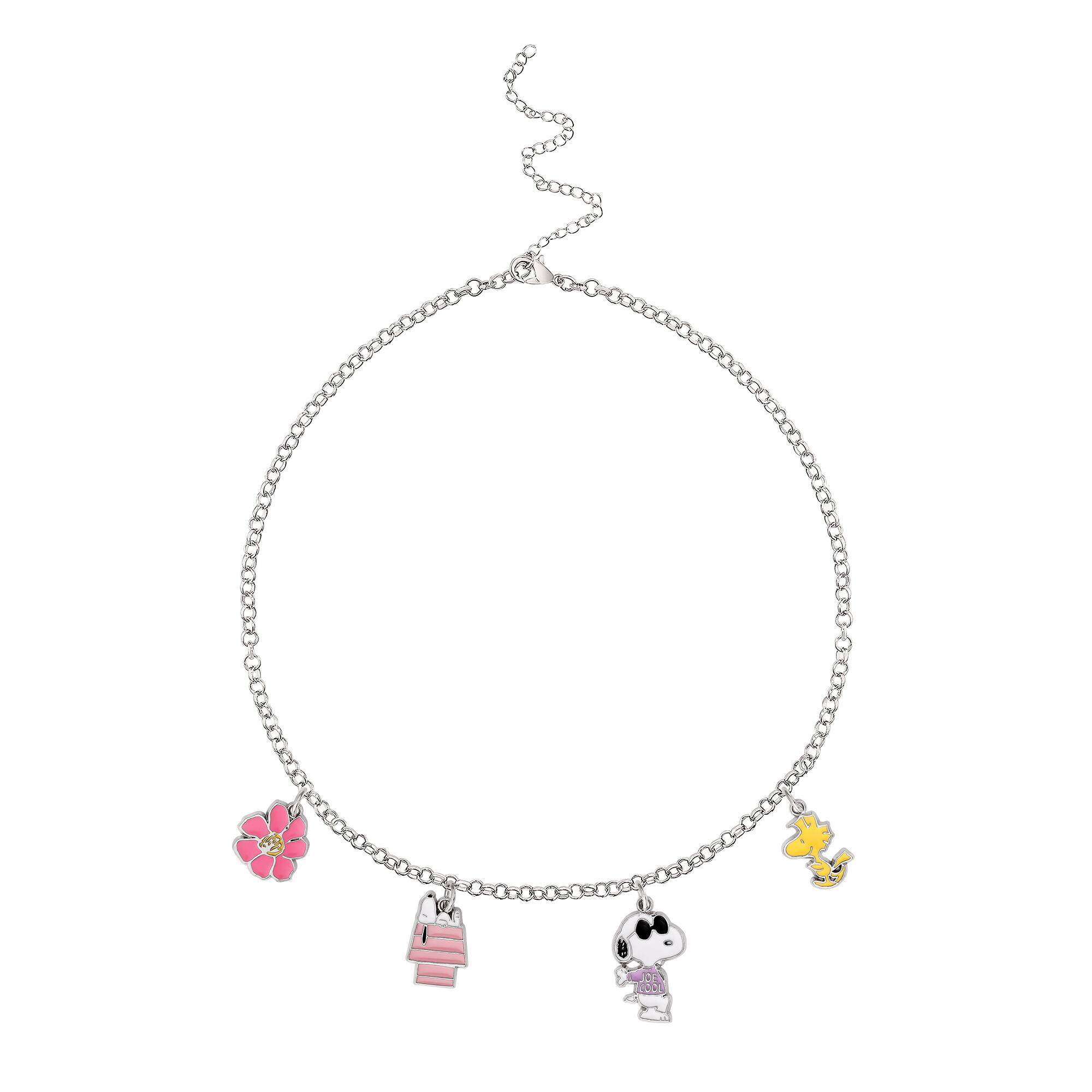 Peanuts® Pastel Snoopy & Woodstock 4-Piece Charm Set